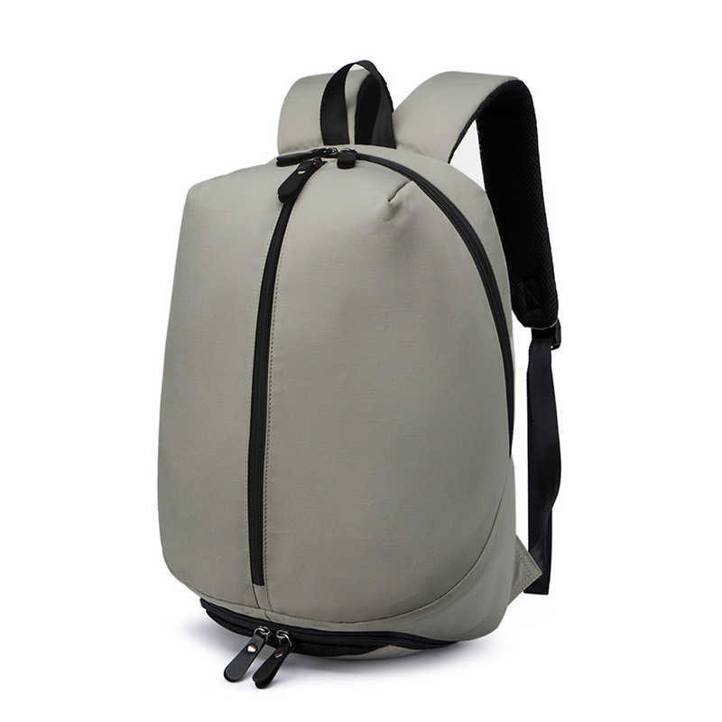 Waterproof trendy men's backpack vertical square fitness backpack outdoor Luggage Backpack 240915