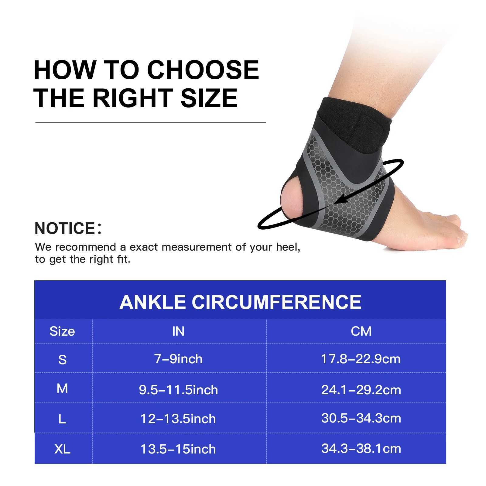 1 Pcs Sports Ankle Support Bandage Ankle Brace Nylon Ankle Compression Support Gym Fitness Basketball Football Running Y240913