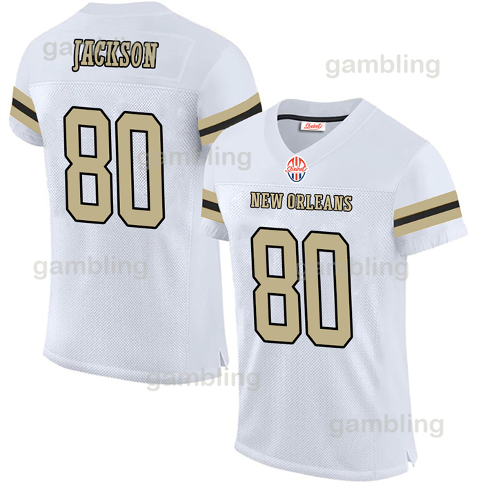 Mens/Youth Custom ed Jerseys 12 Chris Olave 80 Jarvis Landry 32 Tyrann Mathieu Football 41 Ain Kamara 2 Jameis Winston 56 Demario Davis