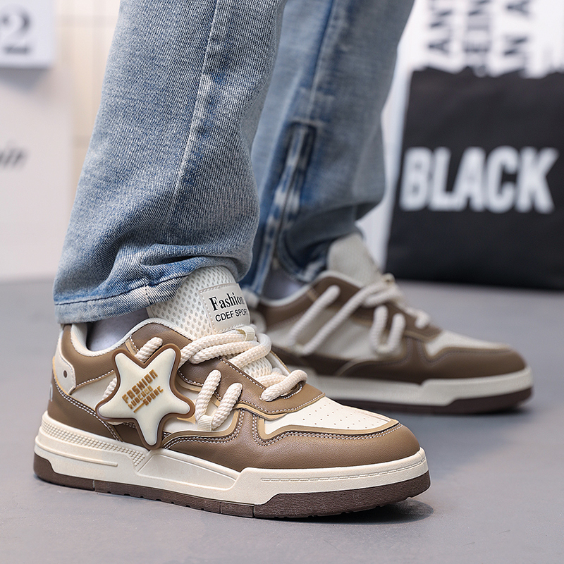 Mens 2024 Running Breathable Skateboard Shoes Chunky Comfy Soft Casual Sneakers Men Tenis Mascuo Footwear Male 5d09