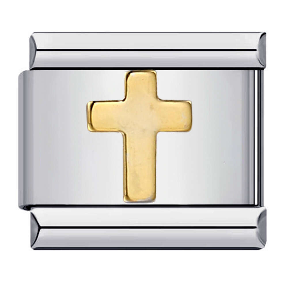 Popular Halloween Bead Bracelet Titanium Steel Welding Enamel Dark Pattern Bead Italian Charm Links Fit 9Mm Bracelet Jewelry DIY Making Gifts