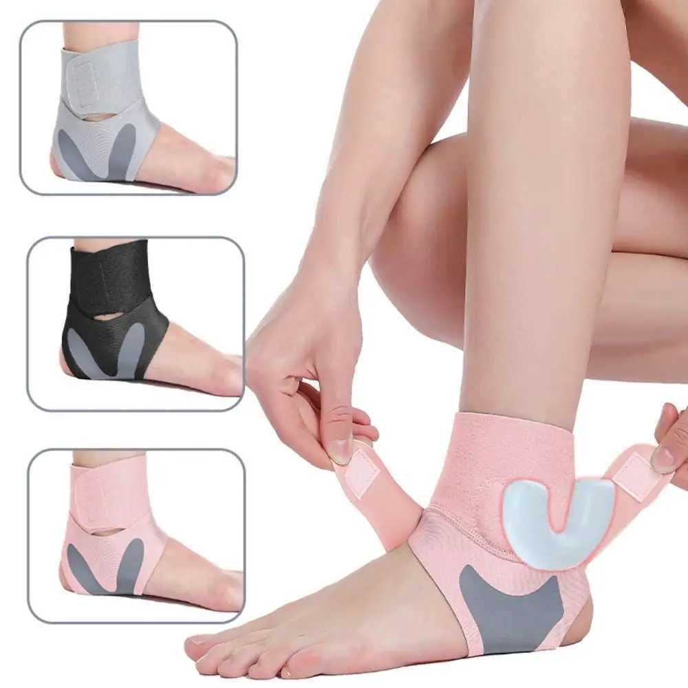 Adjustable Ankle Support Brace Elastic Anti-Sprain Compression Ankle Strap Guard Stabilizer Sports Ankle Protector Basketball Y240913