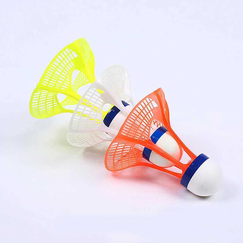 3Pcs Windproof Badminton Wind Resistance Shuttlecock Ball Training Accessoires Sport Supplies Multicolor Nylon Badminton Y240912