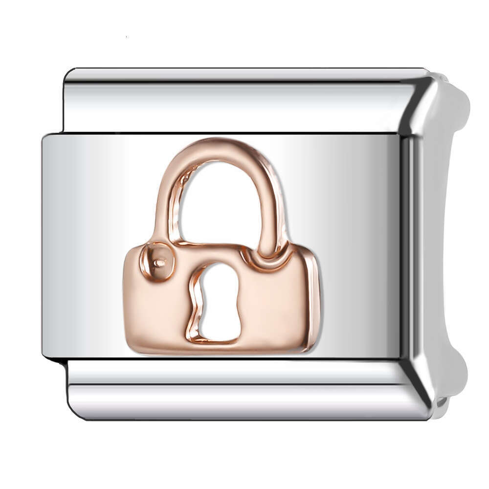 2024 Women's Gift Fit 9mm Stainless Steel Italian Charms Bracelet Links Beads DIY Bracelet With Italian Style Cute Classic Pattern