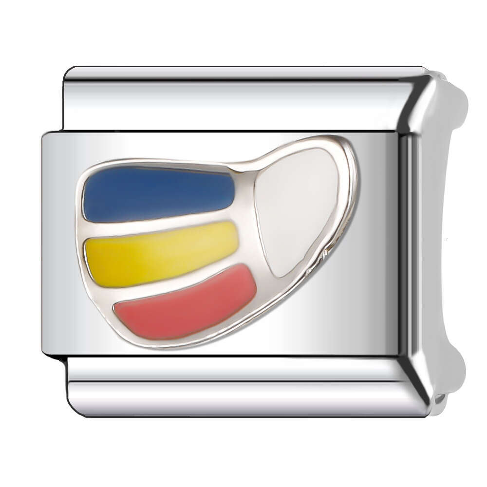 2024 Women's Gift Fit 9mm Stainless Steel Italian Charms Bracelet Links Beads Bracelet DIY Handmade Italian Style Classic Fashion Pattern