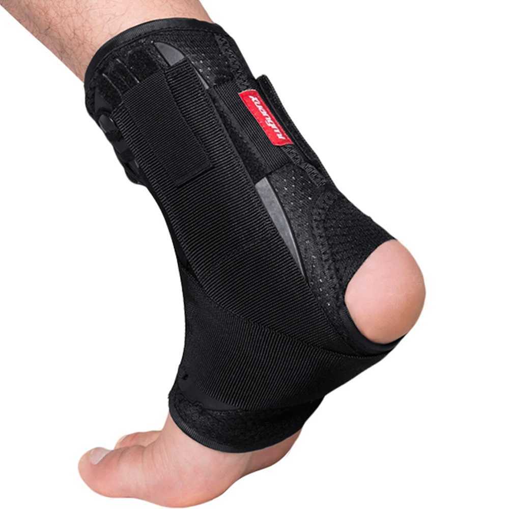 2 Pcs Kuangmi Ankle Support Brace Sports Volleball Foot Stabilizer Basketball Ankle Strap Protector Adjustable Wraps Bandage New Y240913