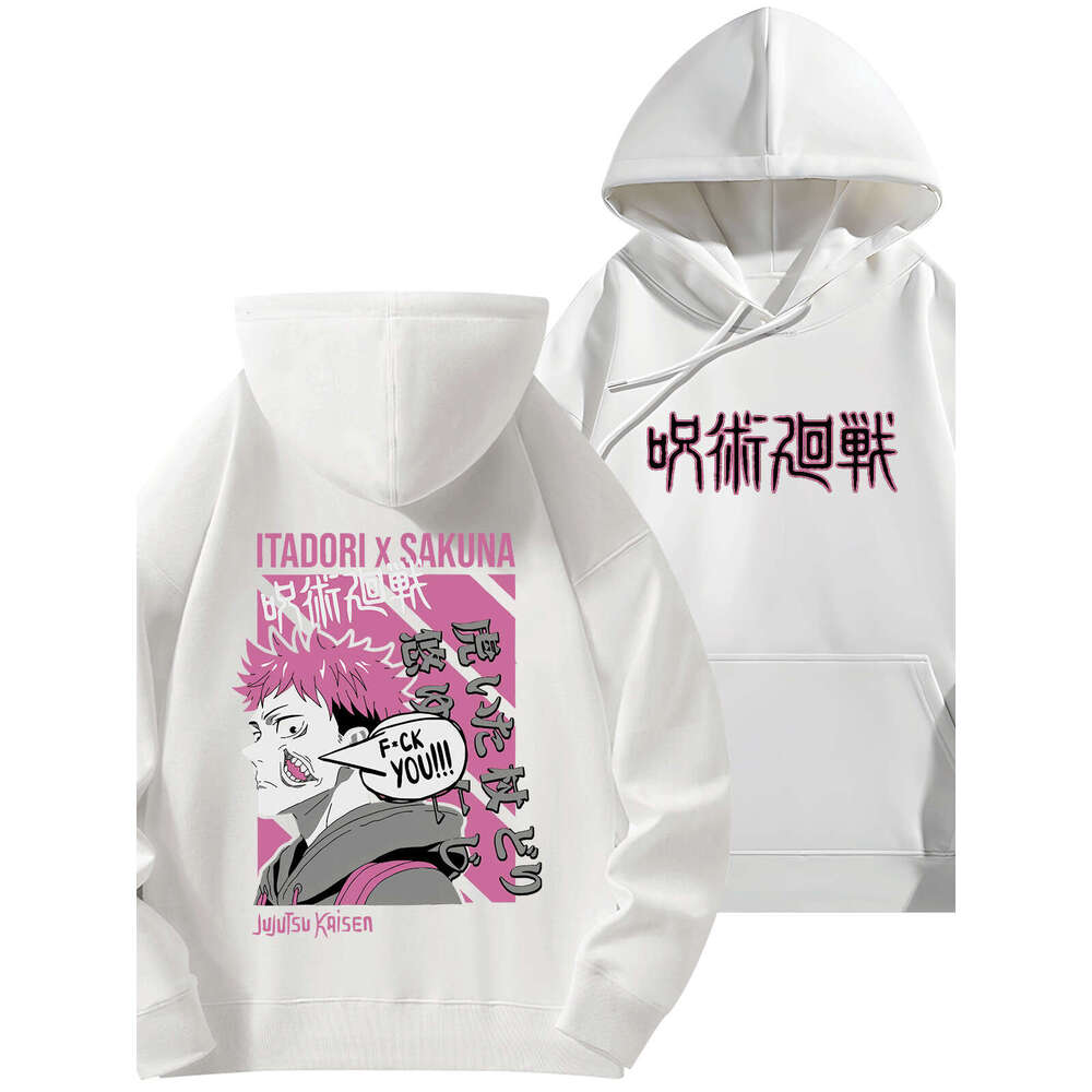 Cross Border Japanese Manga Spell Battle Hoodie For Autumn And Winter, Men's And Women's Long Sleeve Hoodie fashion