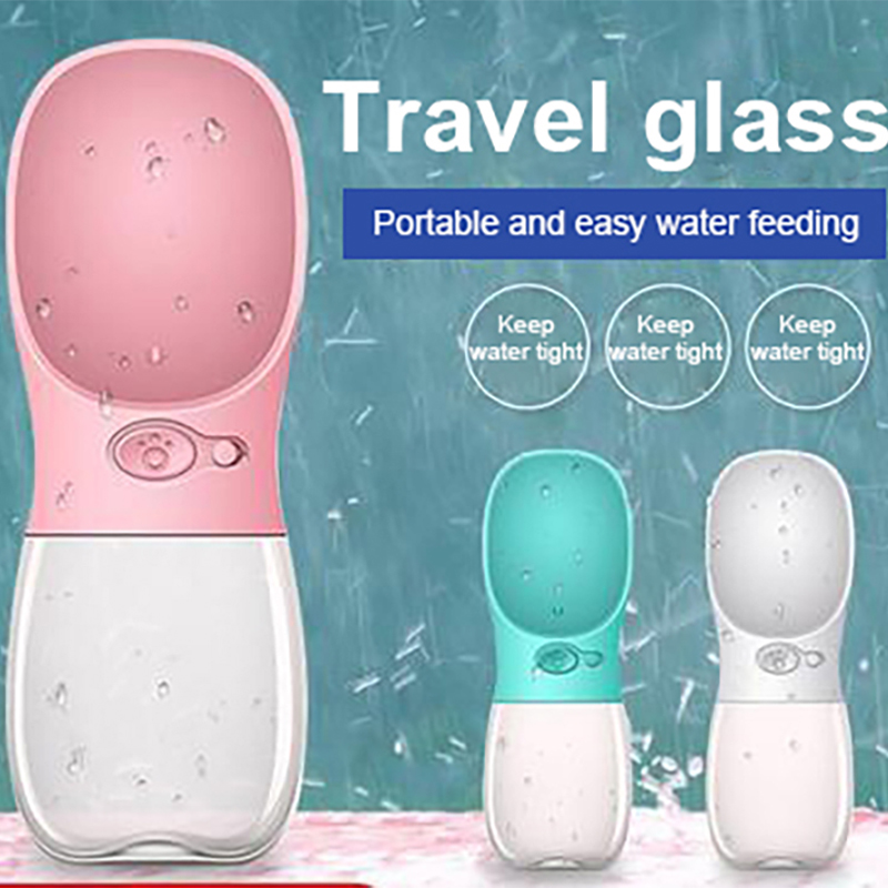 free shipping Portable Outdoor Drinking Water Small Medium Large Dog Leakage-Proof Bottle Dogs Accessories