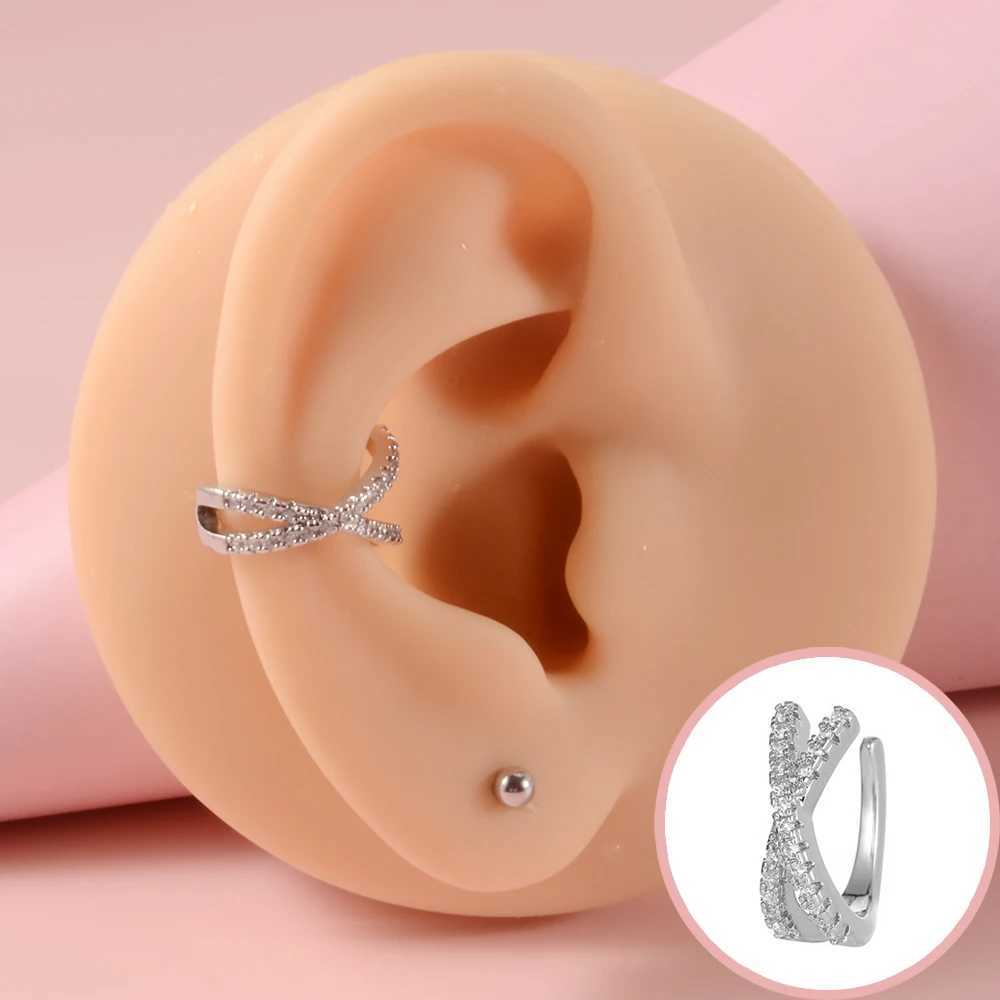 Free Shipping 3PC Surgical Steel Ear Cuff Earrings Fake Piercing Helix Cartilage Cuff Earrings Jewelry for Women ManX240913