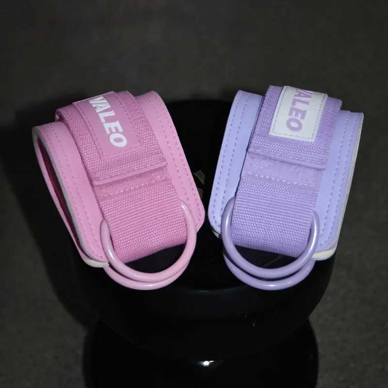 1Pcs Leather Fitness Ankle Straps Adjustable D-Ring Foot Support Cuffs Gym Leg Strength Workouts Pulley Buckle Sports Feet Guard Y240913
