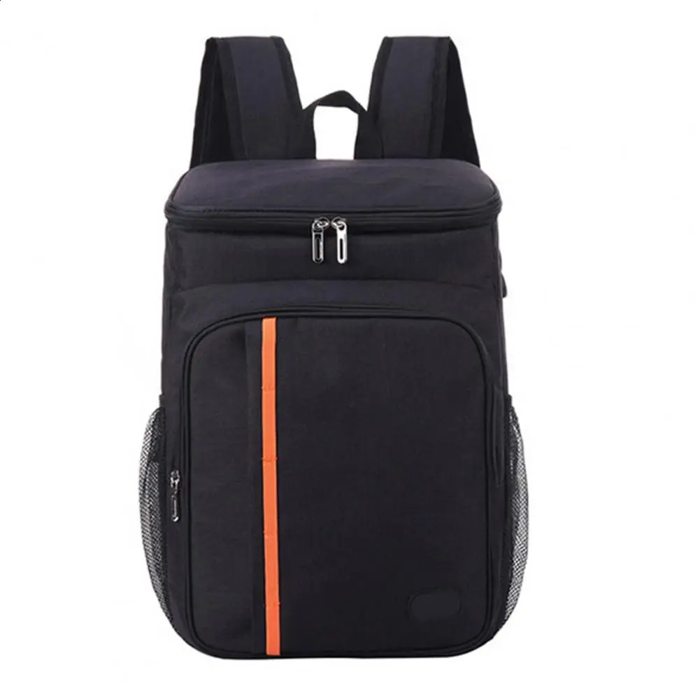Lunch bag environmentally friendly multi pocket portable backpack thick cooler picnic equipment 240910