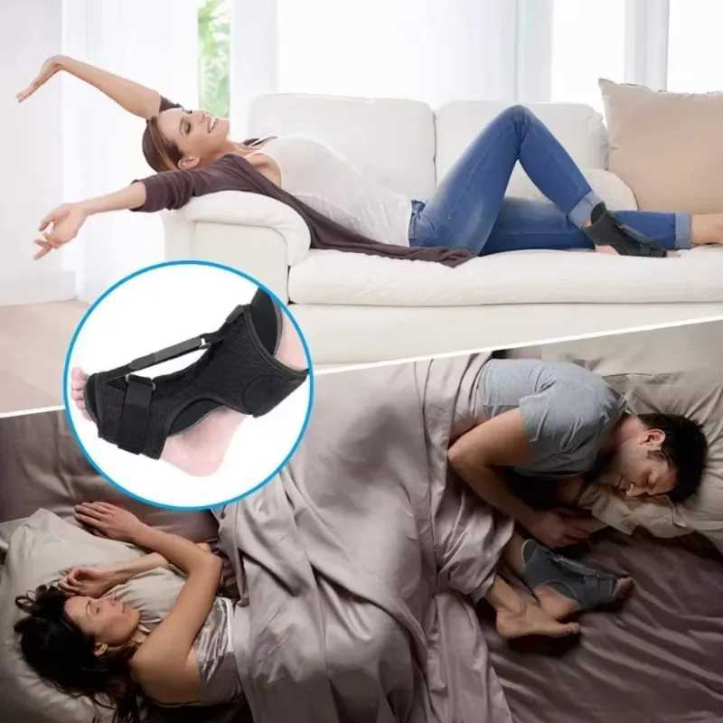 Ankle Support Compression Foot Drop Orthosis Varus Orthosis Plantar Fascia Rehabilitation Fixed Foot Rest Socks Adjustable Y240913