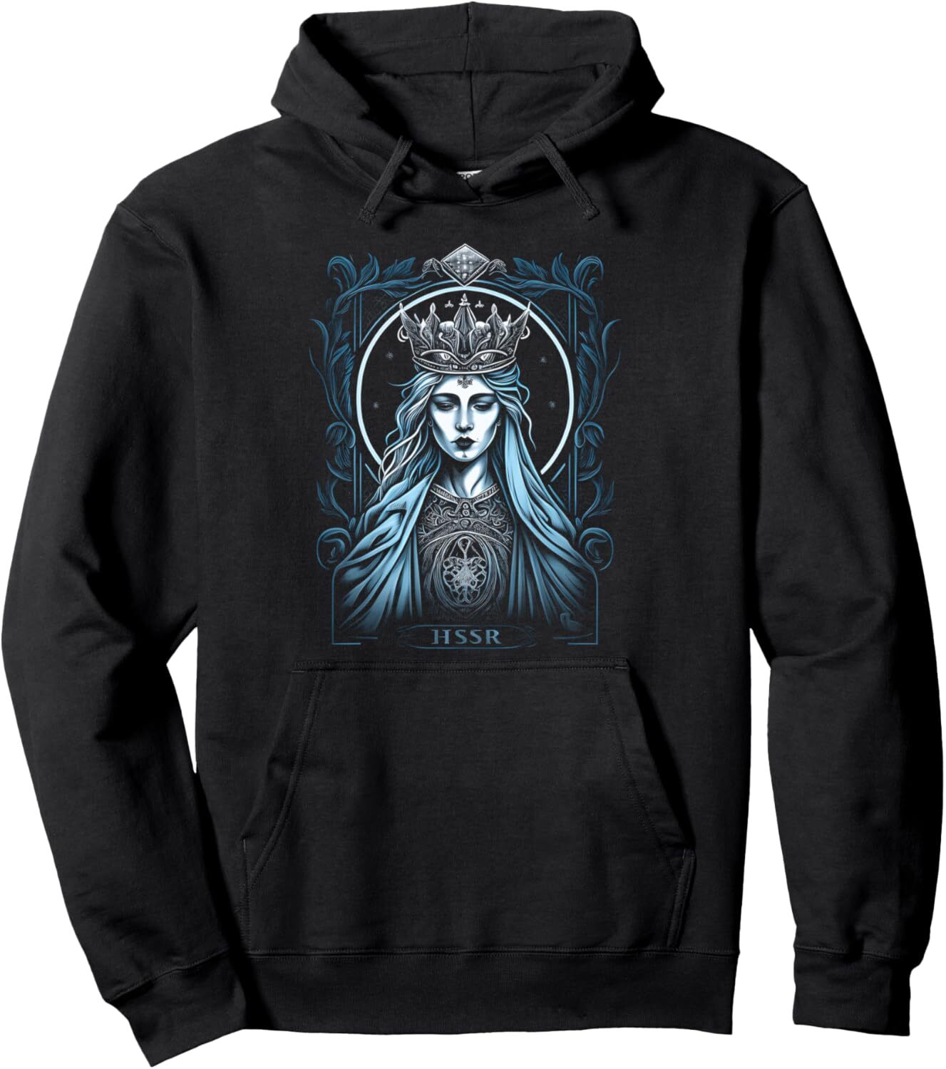 Hoodie for Mens Womens Queen Crown Divine Feminine Spiritual Celestial Galaxy Stars Pullover Hoodie Graphic Hoodies sweatshirt Pullover Long Sleeve