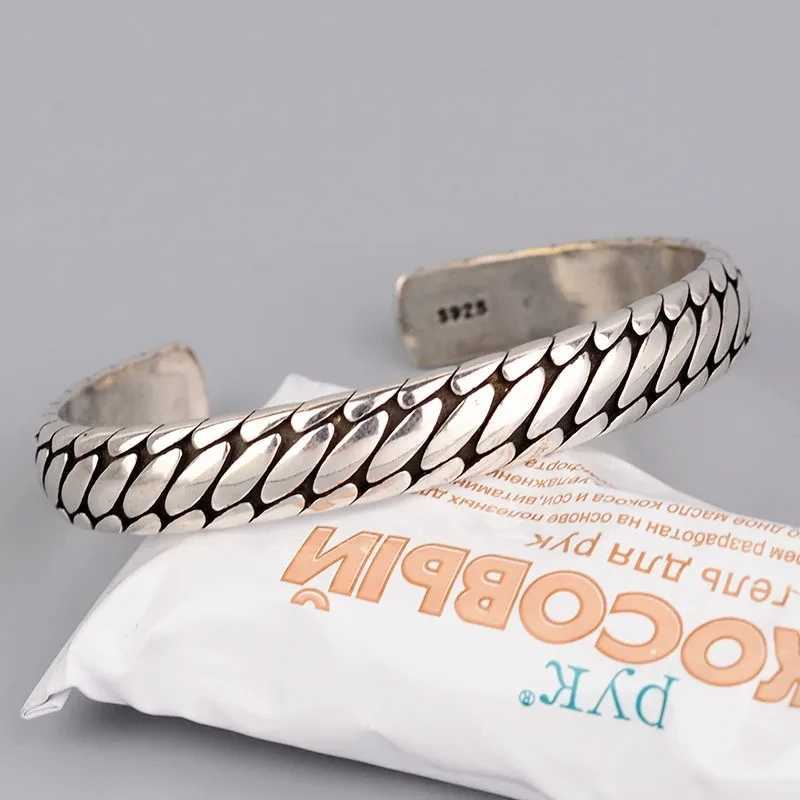 Retro Geometric Oval Pattern Personalized Womens Mens Open Bracelet Cuff Jewelry Casual Sports Party GiftX240913