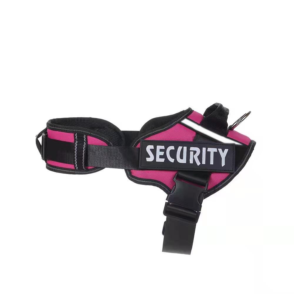 Adjustable Nylon Dog Harness Reflective Dog Collar Personalized Dogs Harness and Leash Set Dogs Vest