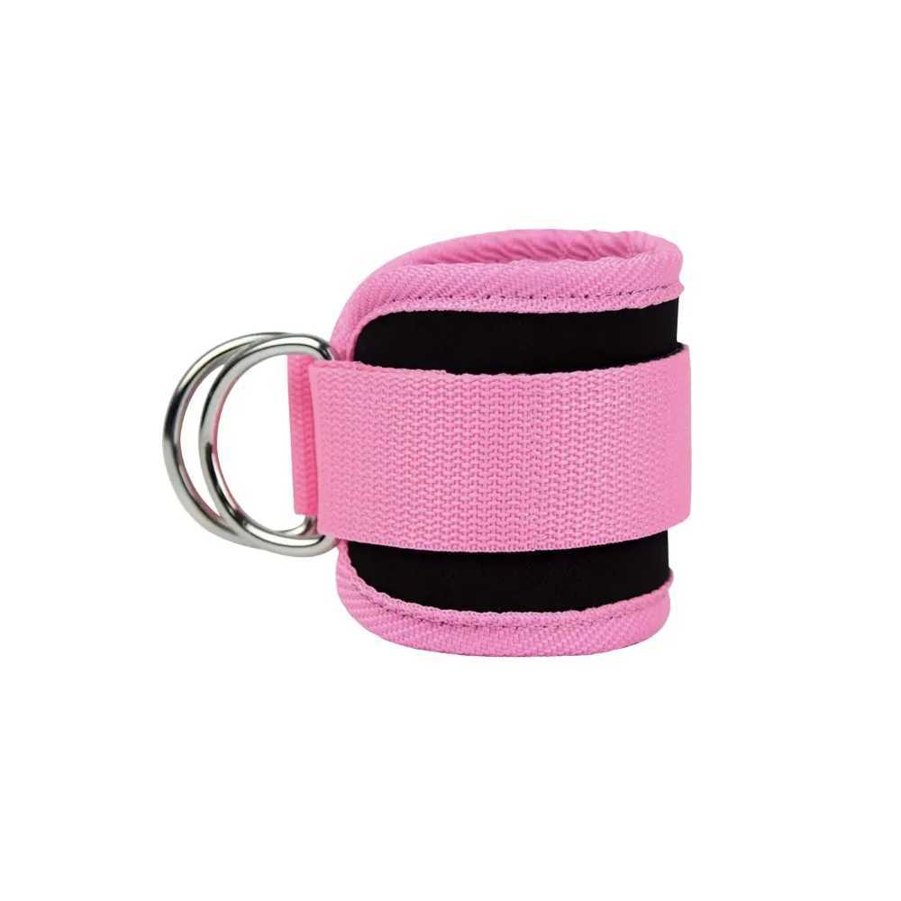 Fitness Ankle Straps Adjustable D-Ring Support Cuffs Gym Leg Strength Workouts Pulley With Buckle Sports Guard Safety Abductors Y240914