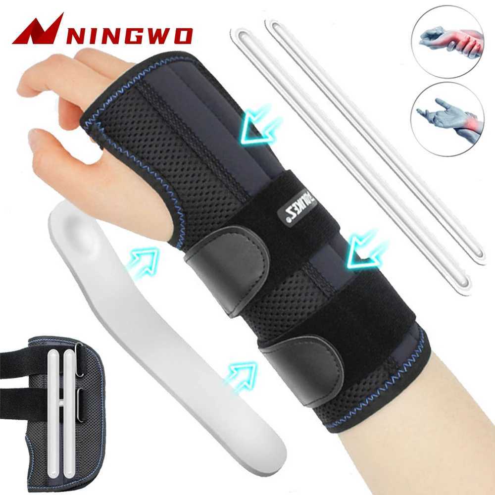Wrist Support 1 PC Wrist Brace for Carpal Tunnel Relief Night Support with 3 StaysAdjustable Wrist Support Splint for Right Left Hands z240913