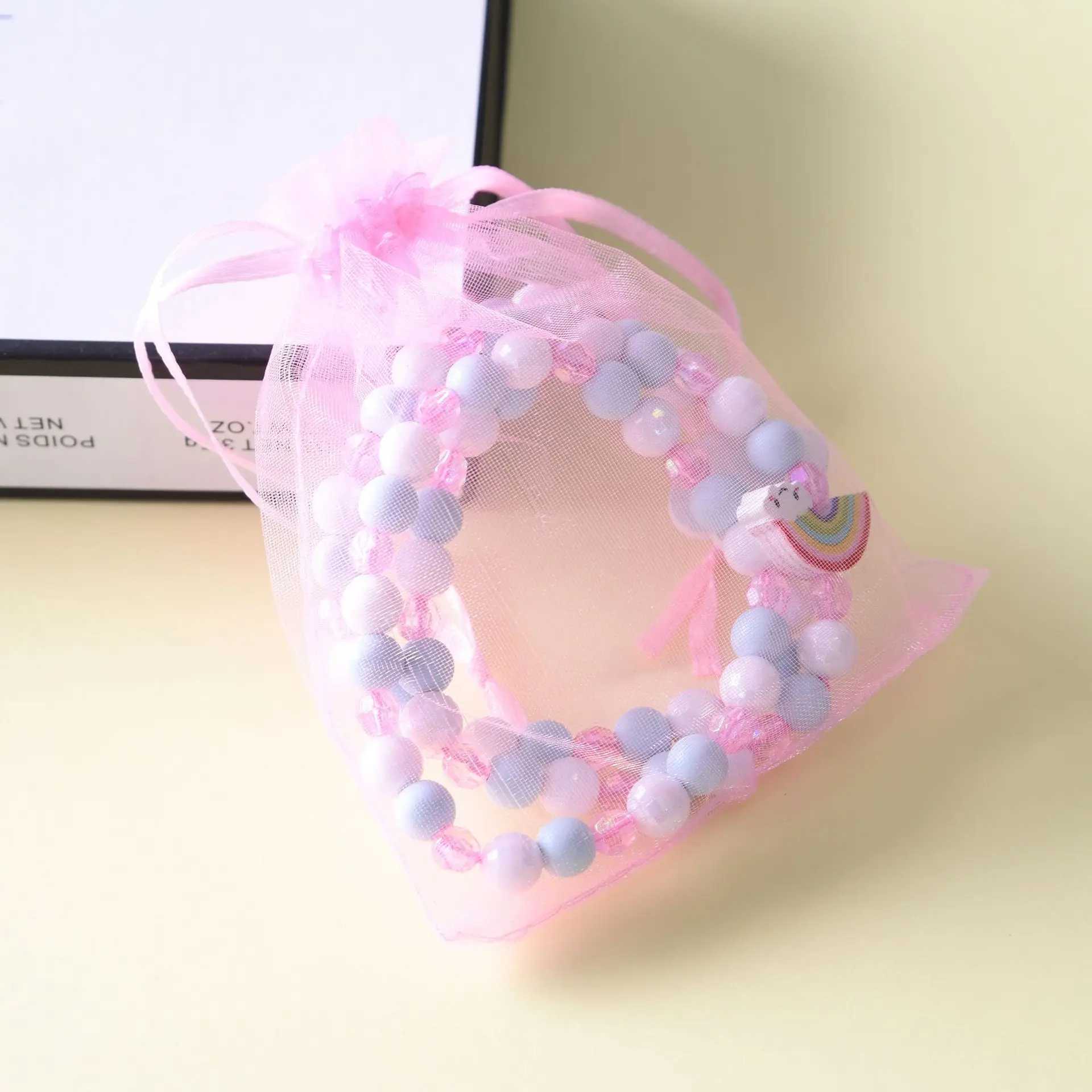 3 Cute Animal Flowers Cartoon Flowers Childrens Sweater Bracelet Childrens Gift cp2650 W240913