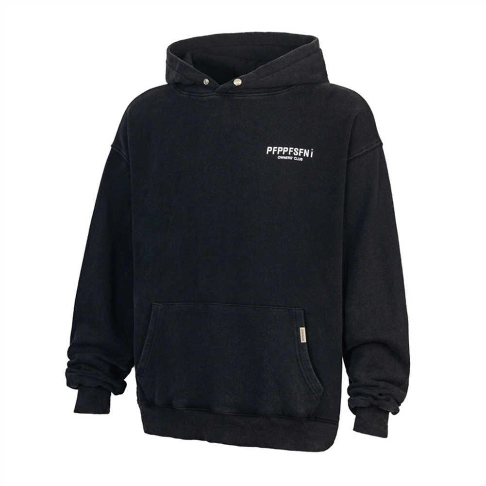 Men's Hoodies Sweatshirts Mens High Strt vintage cotton loose casual sports casual hoodie long slve jacket #09 Y241203O0Z4