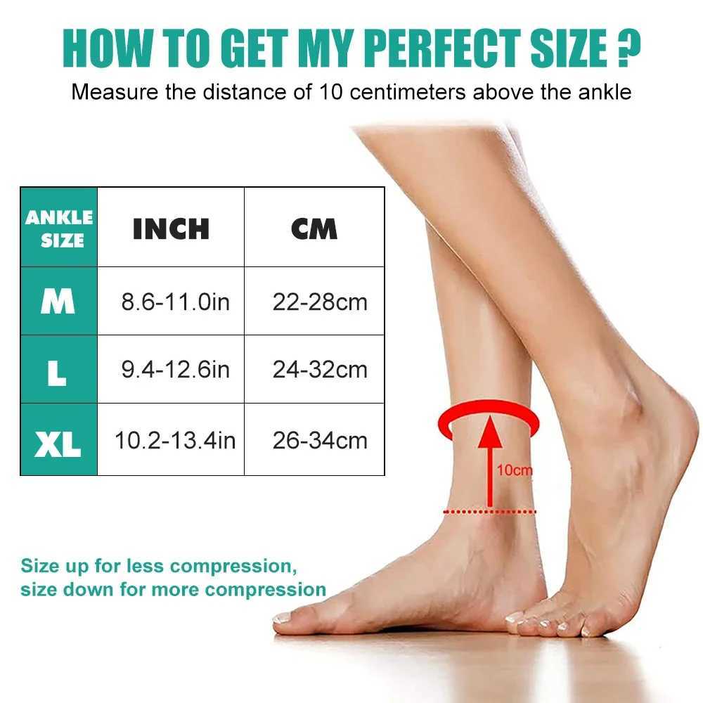 1Pcs Ankle Brace Compression Support Sleeve for Women Men Ankle Compression Socks for Plantar Fasciitis Foot Ankle Swelling Y240913