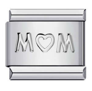 Titanium Steel Gold Sier Stamping Pattern DIY Module Bracelet Italian Charm Bracelet Italian Charm Links Stainless Steel Fit 9Mm Bracelet Jewelry DIY 