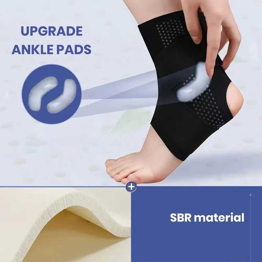Ankle Brace Super Soft Breathable High Elastic Sweat Absorption Compression Strap Belt Ankle Protector Sports Supplies Y240913