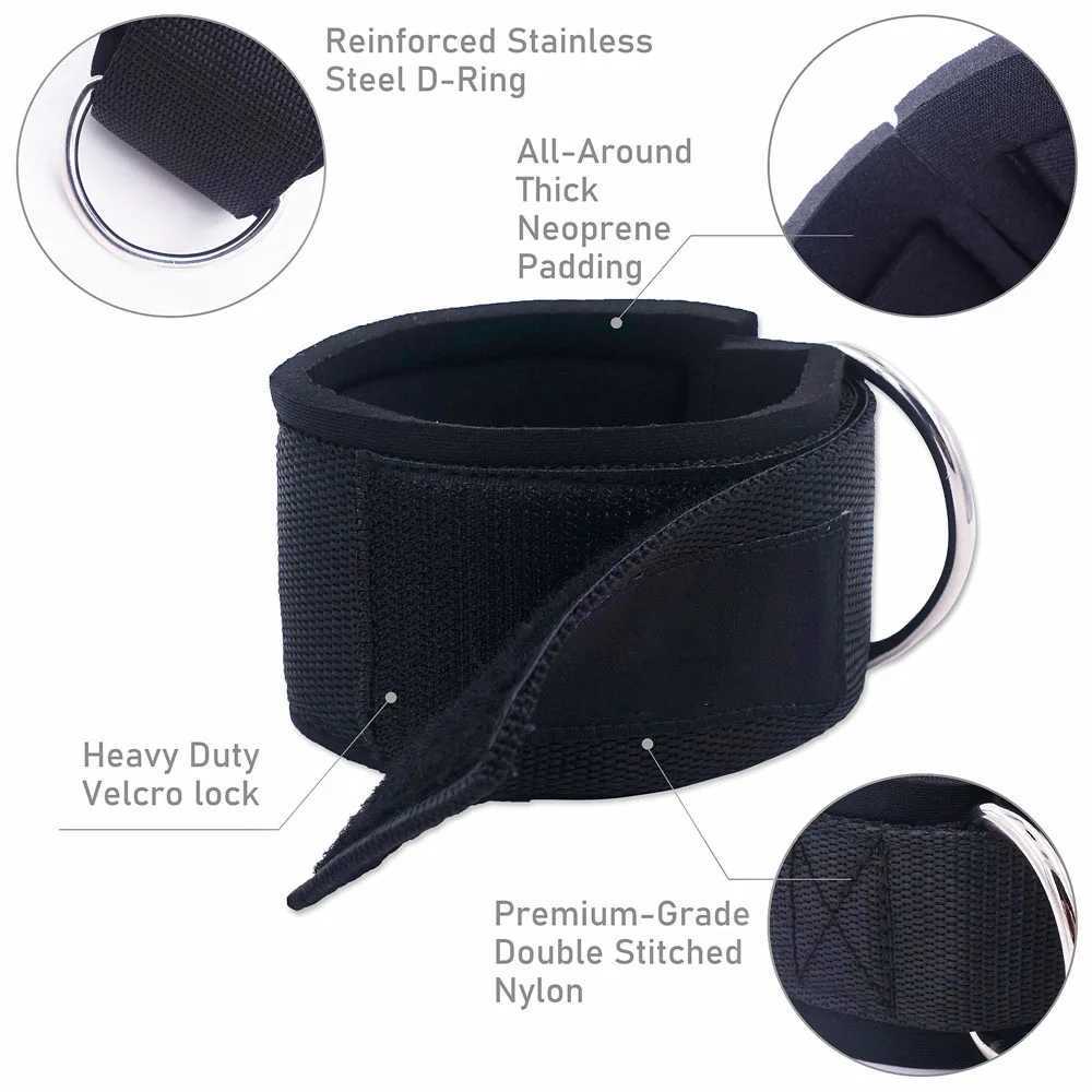 2pcs Adjustable Ankle Straps Sports Feet Guard Ankle Support Legs Strength Workouts Gym Machines Leg Fitness Exercises Sport Y240913