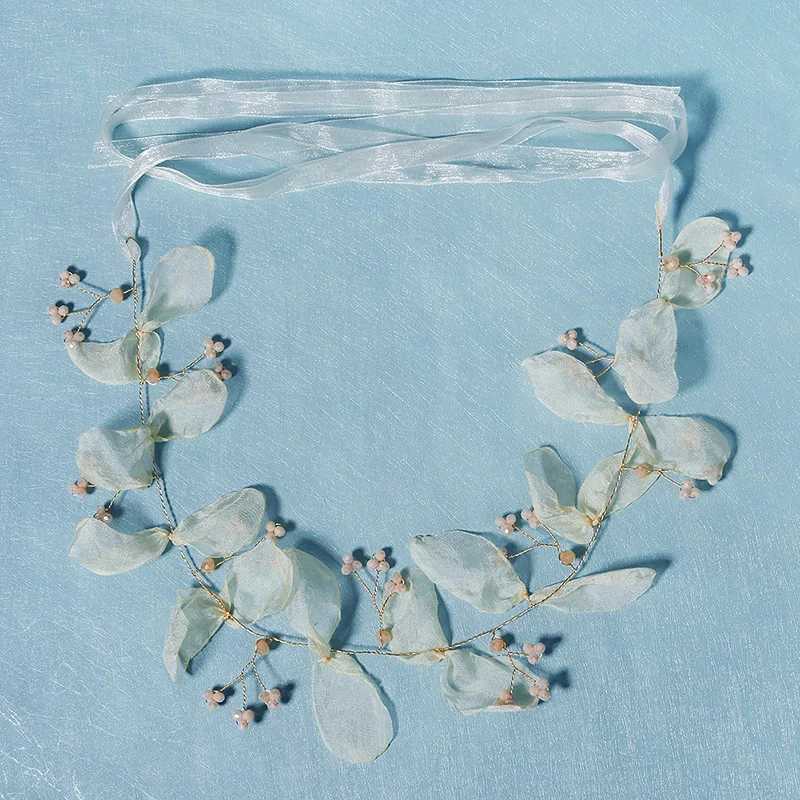 Ladies New Hair Jewelry For Wedding Girls Princess Party Cospaly Headbands Flower Pearl Wreath HeadbandX240913