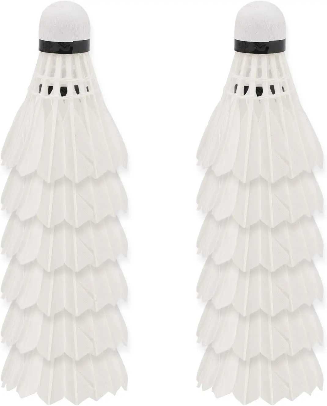 Badminton Shuttlecocks 12 Pcs Professional Duck Feather Durable Training Badminton Balls Feather Ball with Great Stability Y240912