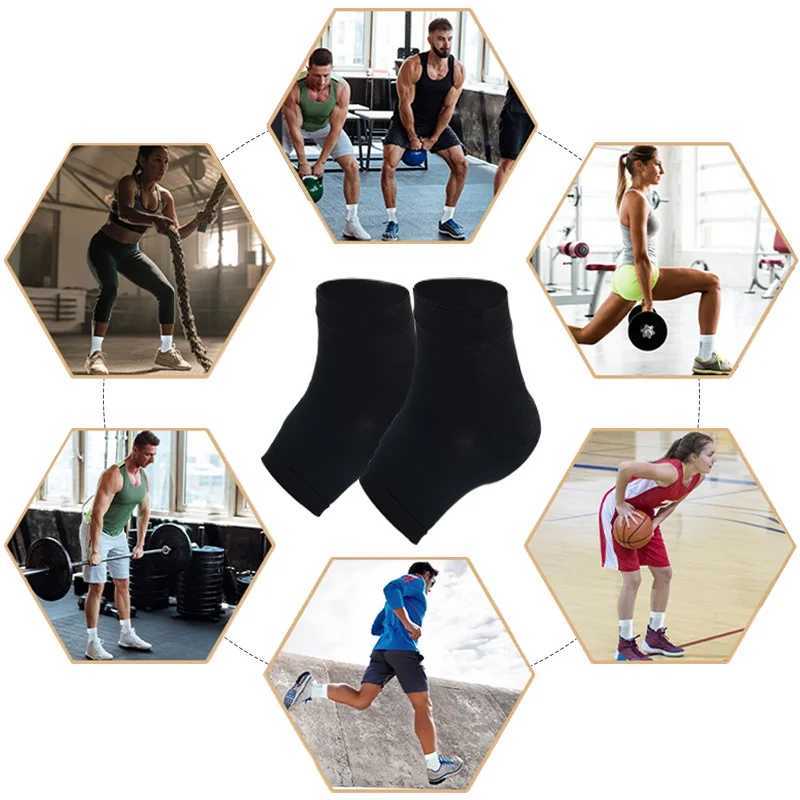 XZ 2pcs/Pair Medical Fasciitis Compression Ankle Socks Men and Women Outdoor Running Nylon Anti-sprain Pain Relief Protector Y240913