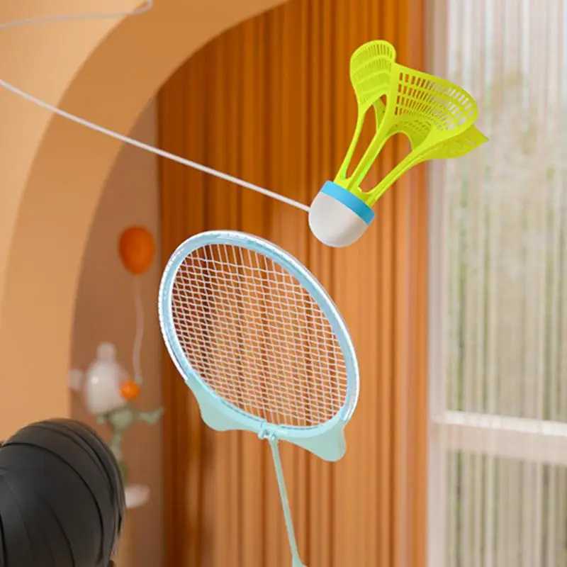 1set Badminton Trainer Shuttlecocks For Badminton Outdoor Glowing Badminton Balls Playing High Elastic Lightweight Training Y240912