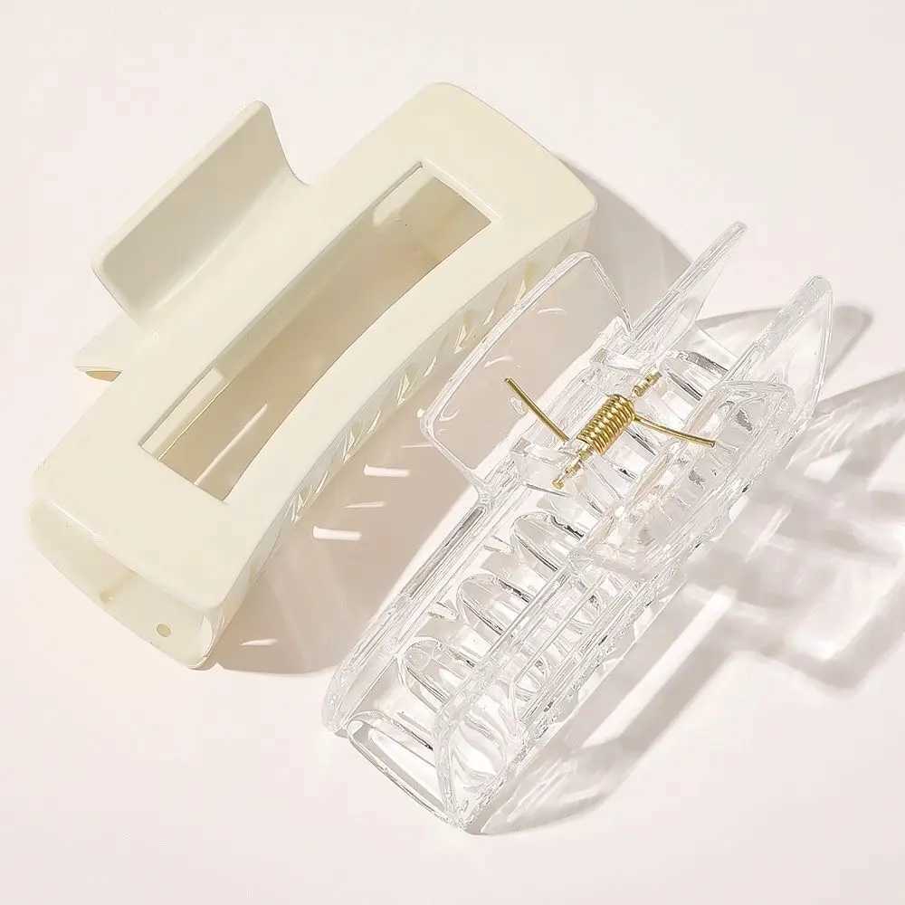 2023 New Claw Clip for Women Tough Colorful Plastic Hair Claw Large Size Hair Clamps Claw Clip Crab Chic Hair Accessories GiftX240912