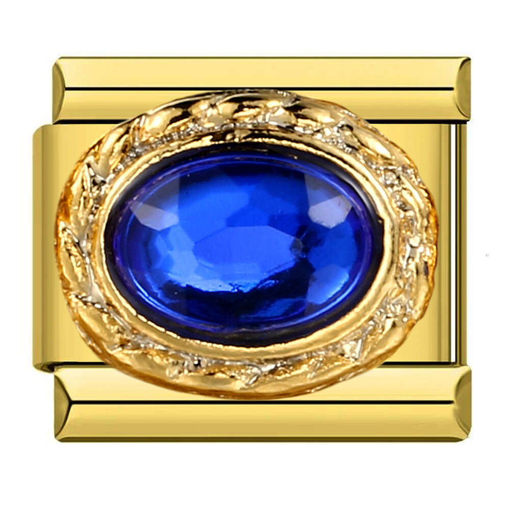 Inlaid New Titanium Steel Welding Enamel DIY Bead Bracelet Italian Charm Bracelet Italian Charm Links Fit 9Mm Bracelet Jewelry DIY Making Gifts