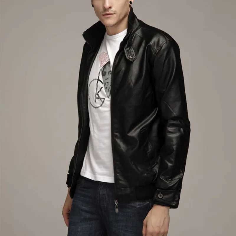 2023 Autumn Mens Leather Jackets Men Jacket High Quality Classic Motorcycle Bike Cowboy Jackets Male Plus Thick Coats S-2XlX240913