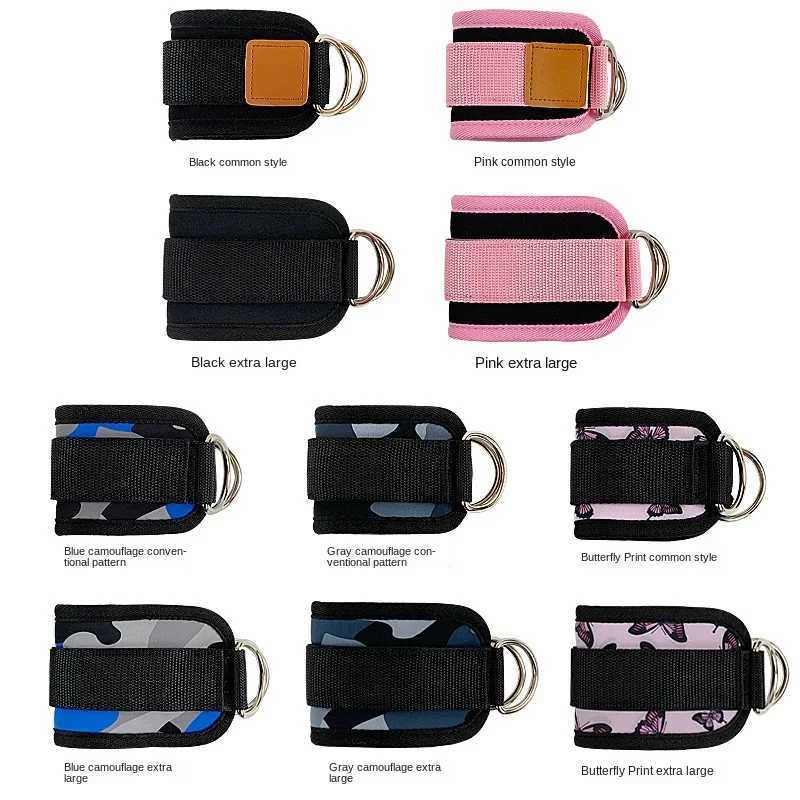 Ankle Strap for Cable Machines Padded Gym Cuff for Ankle Protector Gym Sports Training Equipment Fitness Supplies Ankle Buckle Y240913