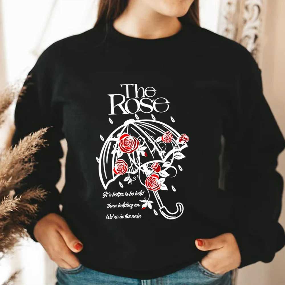 Aesthetic Shes in The Rain Sweatshirt The Rose Kpop Shirt Dawn To Dusk Tour Sweater Kpop Rock Hoodie Streetwear Women Tops M240912