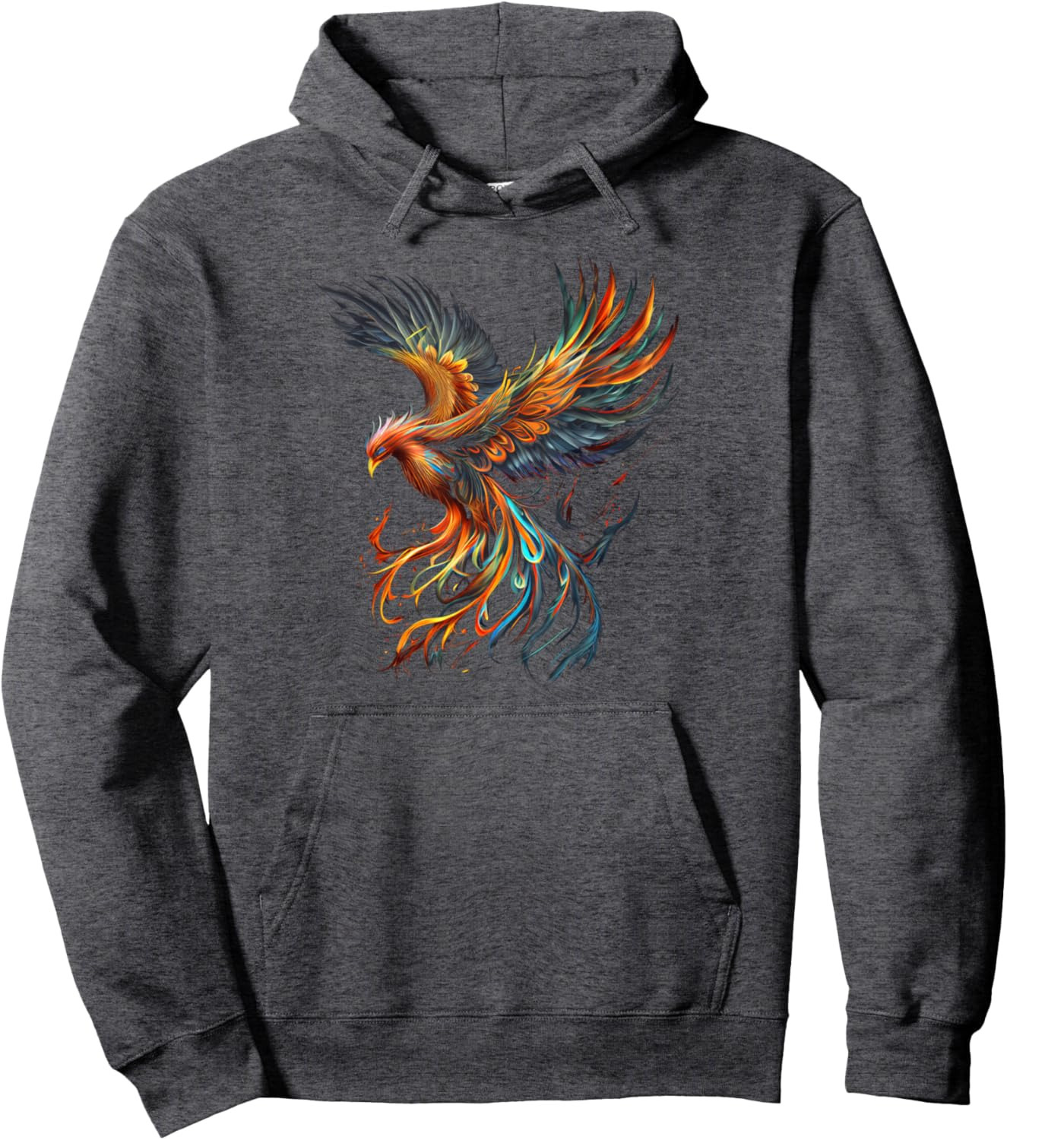 Hoodie for Mens Womens Fiery Chinese Phoenix Pullover Hoodie Graphic Hoodies sweatshirt Pullover Long Sleeve
