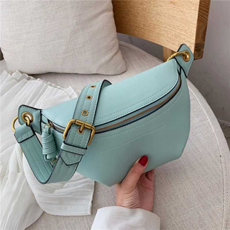 Women Waist Packs White Purse Leather Fanny Letter Belt Bags Shoulder Messenger Female Wallet Fashion Chest Crossbody Bag Pouch Z240912