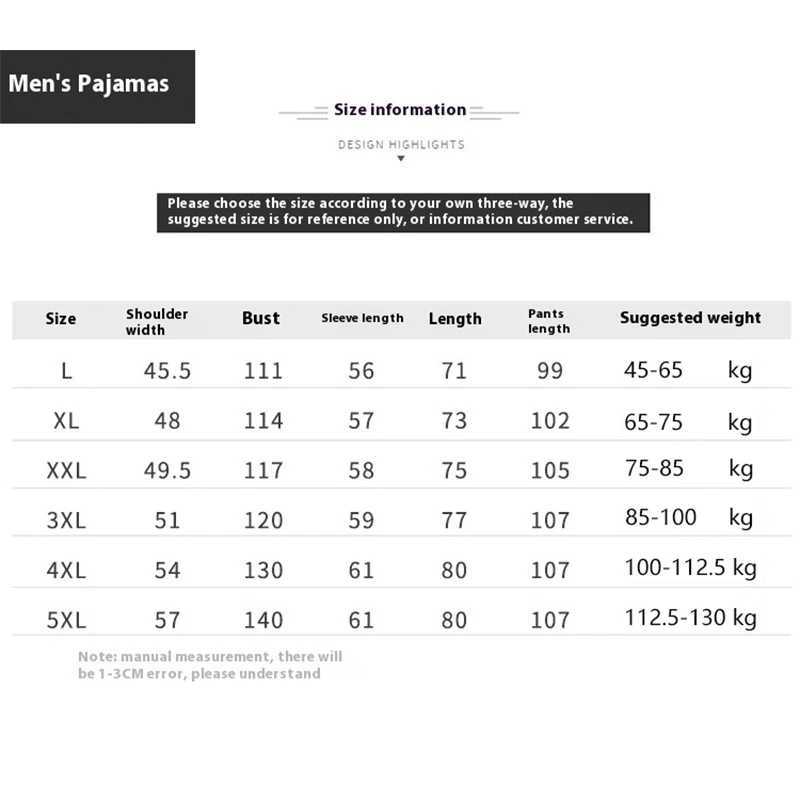 Mens Pajamas Spring Fall and Winter Plaid Printed Long-Sleeved Casual Home Wear Sleepwear 2 Piece Set Big Size Soft Loungewear Y240913