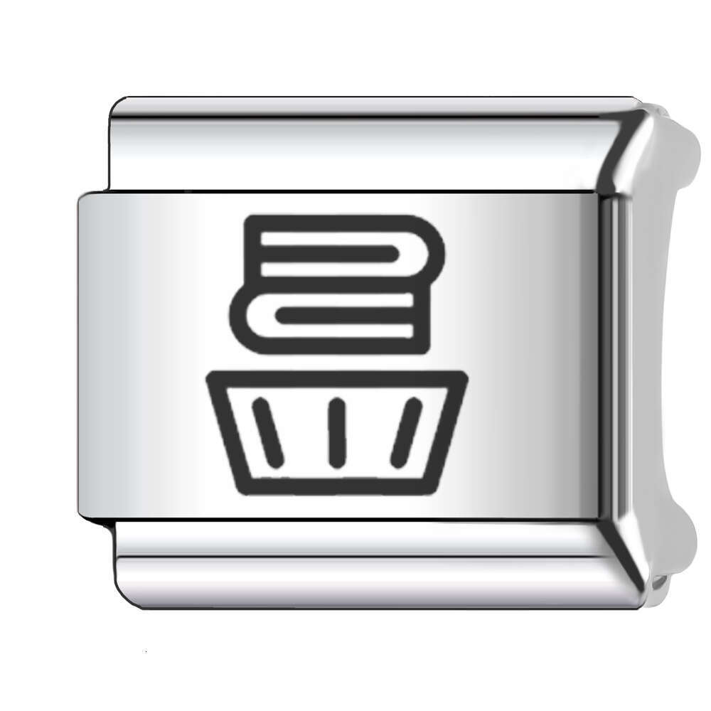 2024 New Women's Gift Cute bead Charms Links Beads Fit 9Mm Stainless Steel Bracelet DIY Making Jewelry Gifts