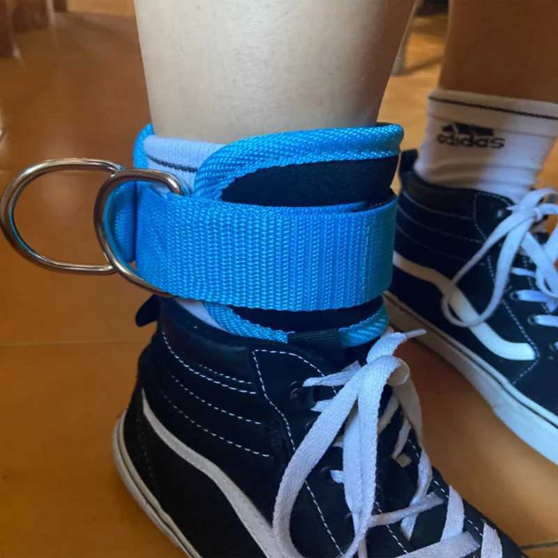 Cable Ankle Straps Double D-Ring Ankle Cuffs For Gym Workouts Glutes Legs Strength Training Brace Support Sport Safety Abductors Y240914