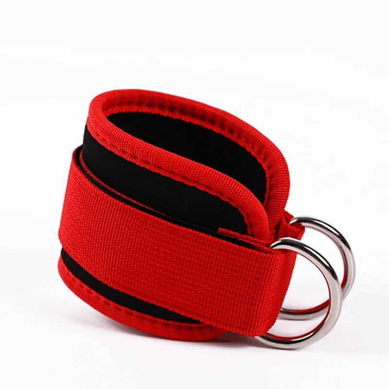 Fitness Ankle Straps Adjustable D-Ring Support Cuffs Gym Leg Excercises Training Workouts Sports Fit Guard Safety Abductors Y240914