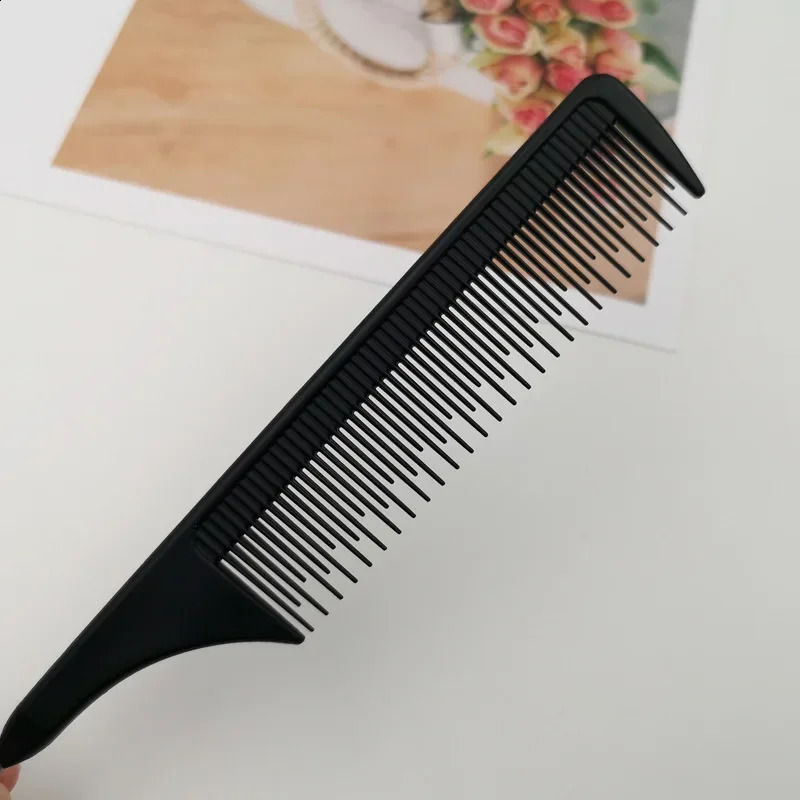 Professional Hair Tail Combs Stainless Steel Salon Cut Styling Comb Spiked Care Tools Barber Accessories Fine Teeth 240911