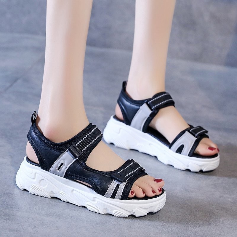 Summer Buckle Women Sandals Outdoor Casual Comfortable Beach Sandalias Mujer Fashion Hollow Out Wedges Shoes Woman