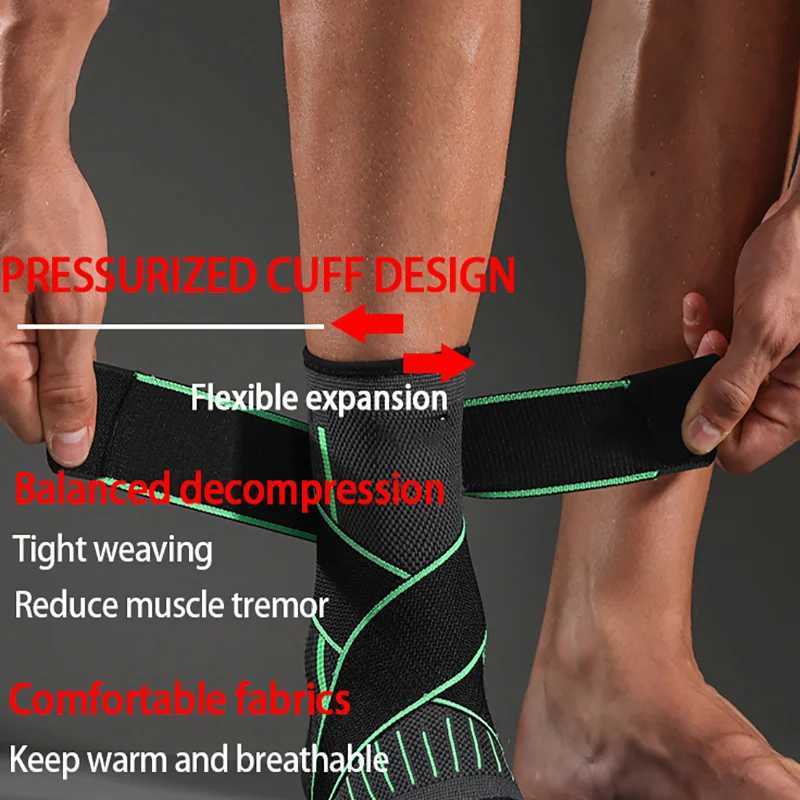Sports Ankle Compression Straps Ankle Support Nylon Sports Ankle Support Four-sided Elastic Breathable Fixed Protective Gear Y240913