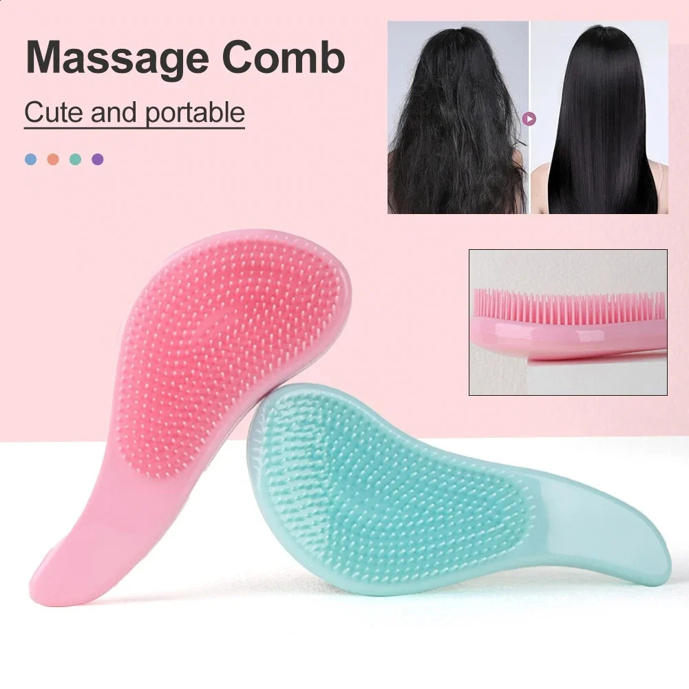 Magic Detangling Comb Antistatic Massage Hair Brush Tangle Detangle Air Cushion Salon Barber Styling Tools 240911
