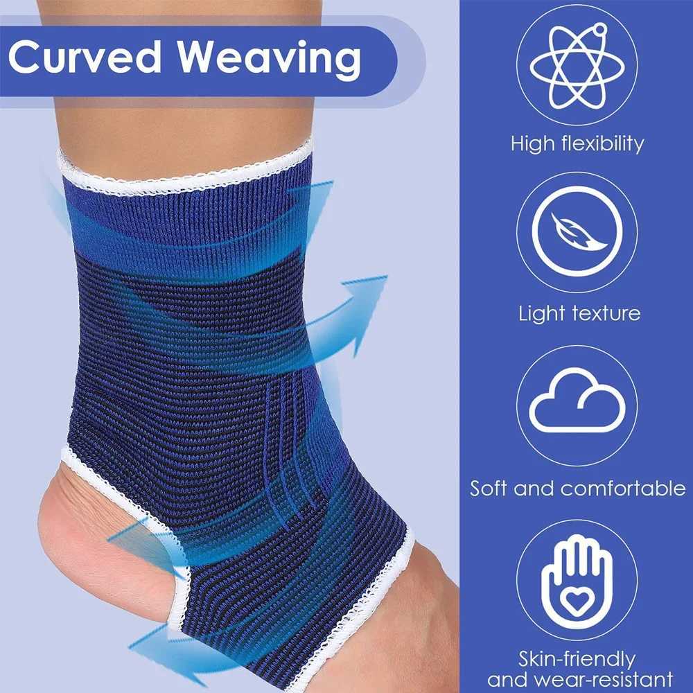 1/2pcs Super Soft Ankle Support Protection Gym Running Protection Foot Bandage Elastic Ankle Brace Guard Sport Fitness Support Y240913
