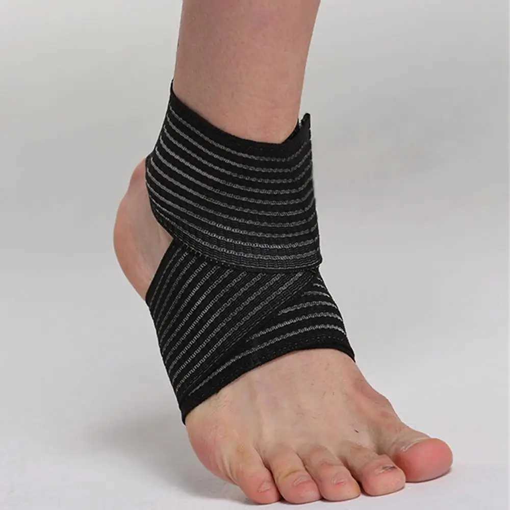 Elastic Safety Sports Ankle Support Football Basketball Taekwondo Sport Protection Bandage Gym Ankle Sprain Brace Guard Y240913