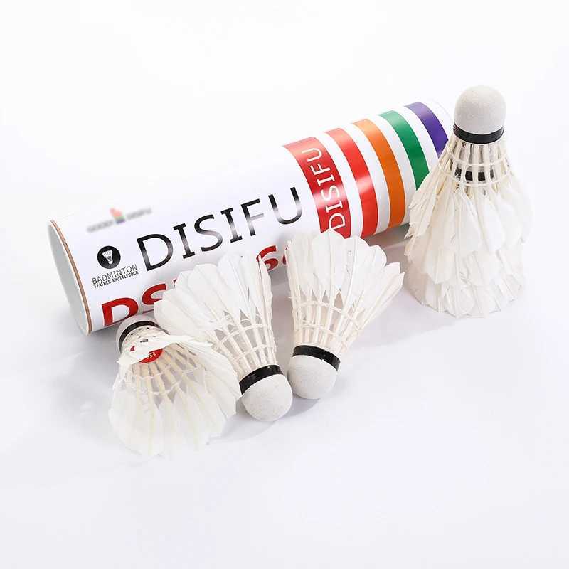6/3Pcs Badminton Durable Cork Ball Head Soft Texture Badminton Outdoor Family Movement Supplies Sports Tools Duck Feather Y240912