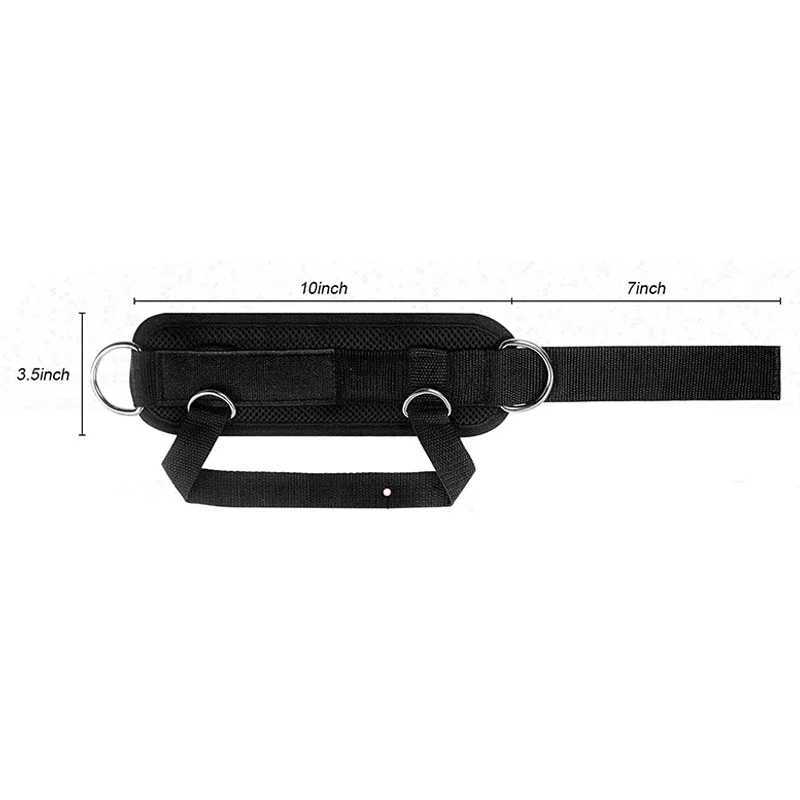 D-Ring Ankle Strap Leg Fitness Thigh Straps Padded Colors for Gym Cable Machines Thigh Straps Fits Men Women Y240913